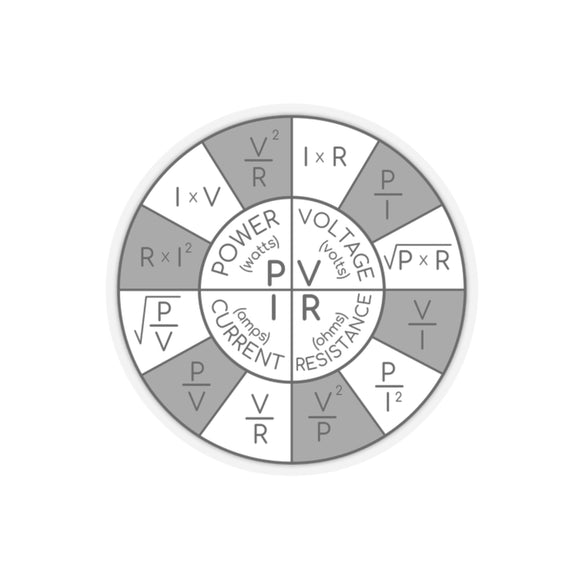 Ohm's law Kiss-Cut Sticker