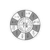 Ohm's law Kiss-Cut Sticker