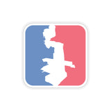 'Sporty' Mill Logo Kiss-Cut Sticker