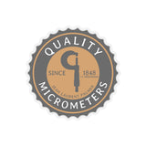 Micrometer Kiss-Cut Sticker