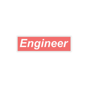 "Sporty" Engineer Kiss-Cut Sticker