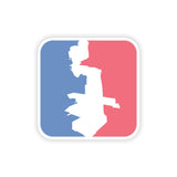 'Sporty' Mill Logo Kiss-Cut Sticker