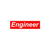 "Sporty" Engineer Kiss-Cut Sticker