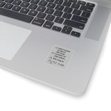 Cup fullness Formula Kiss-Cut Sticker