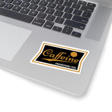 Caffeine is Engineering Fuel Kiss-Cut Sticker