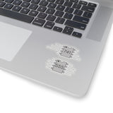 555 and 741 Kiss-Cut Stickers