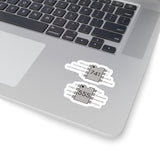 555 and 741 Kiss-Cut Stickers