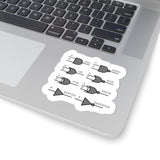 Logic Gates Kiss-Cut Sticker