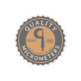 Micrometer Kiss-Cut Sticker