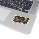Caffeine is Engineering Fuel Kiss-Cut Sticker