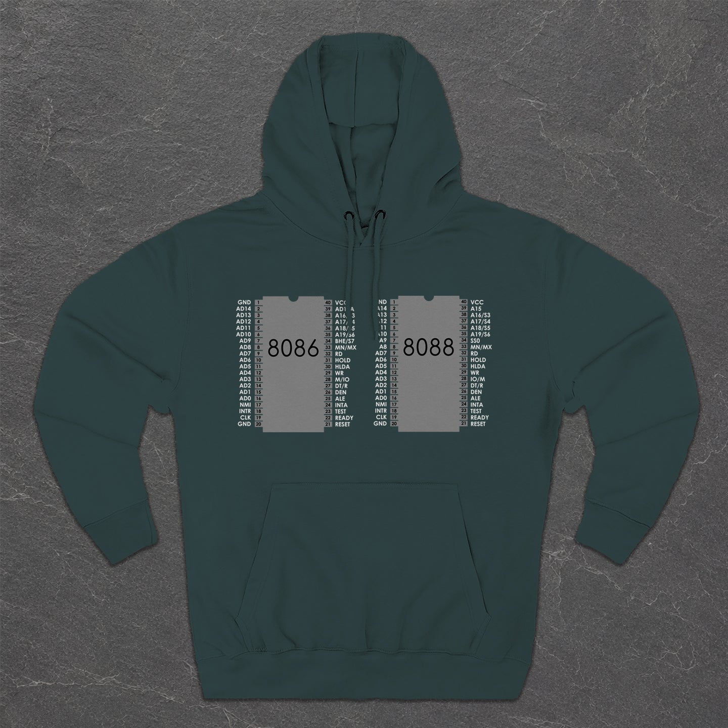 8088 & 8086 Microprocessors Hoodie