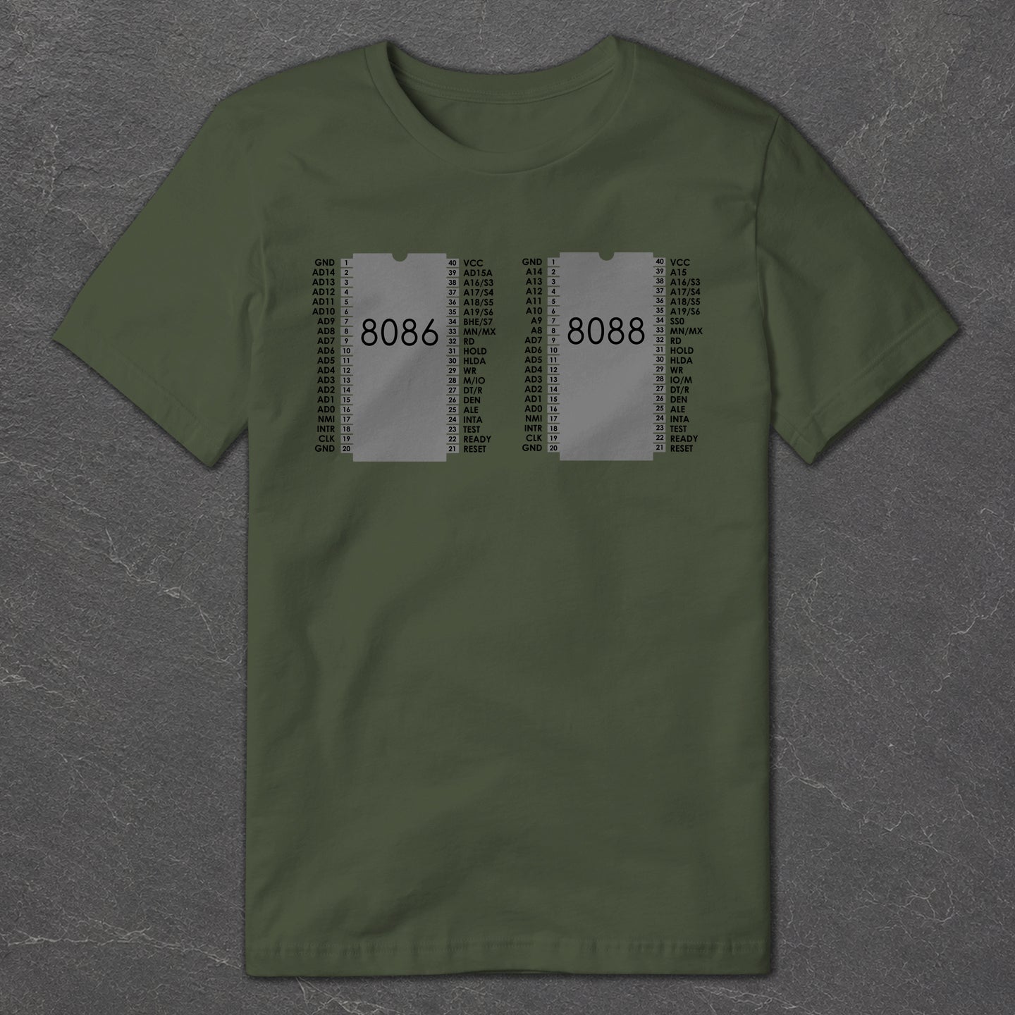 8088 & 8086 Microprocessors T-Shirt