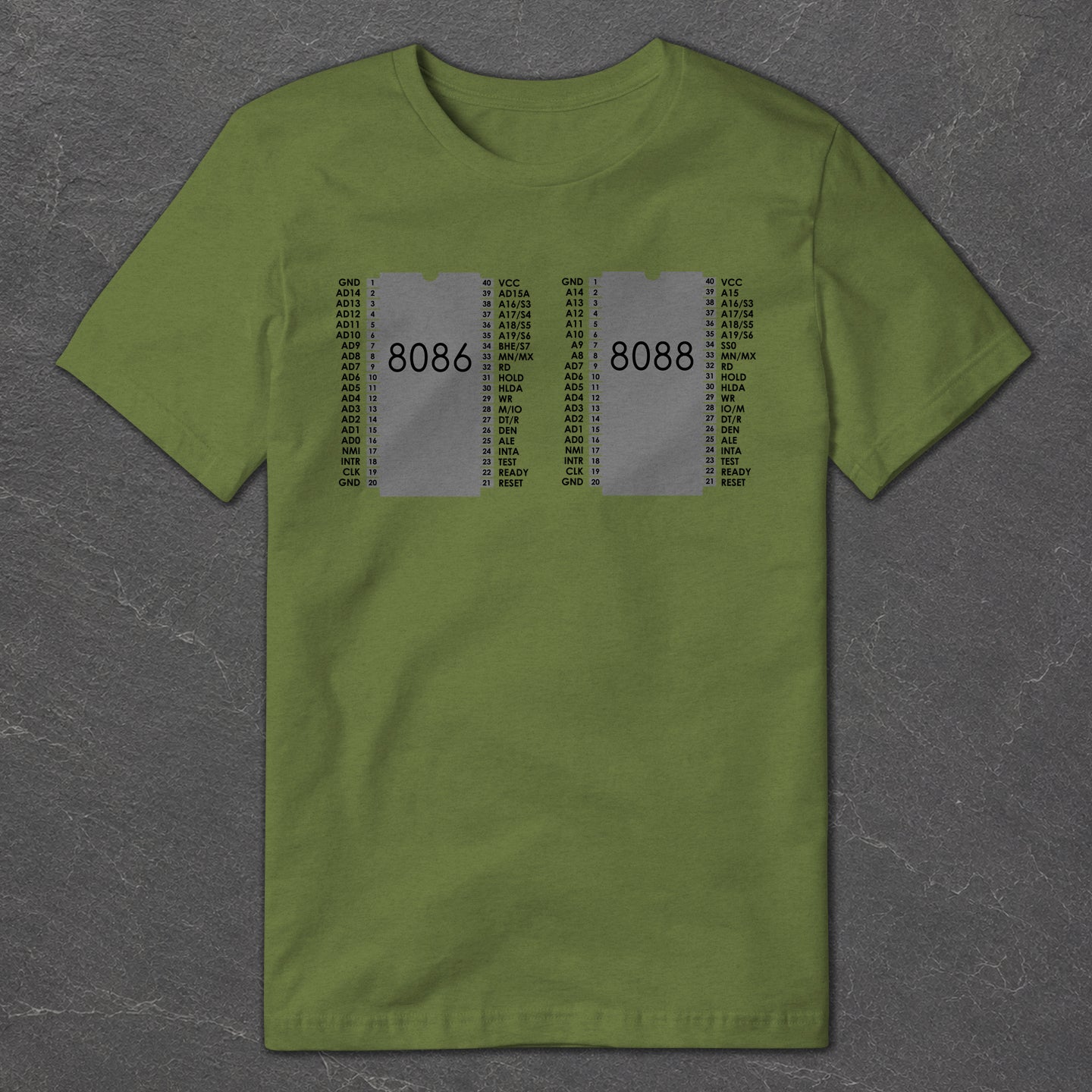 8088 & 8086 Microprocessors T-Shirt