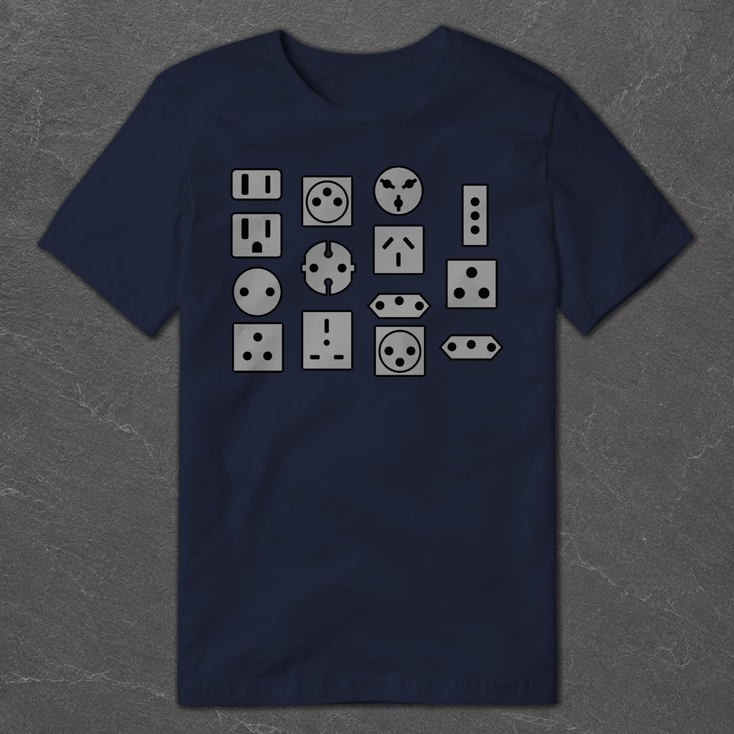 Worldwide Electrical Outlets T-Shirt