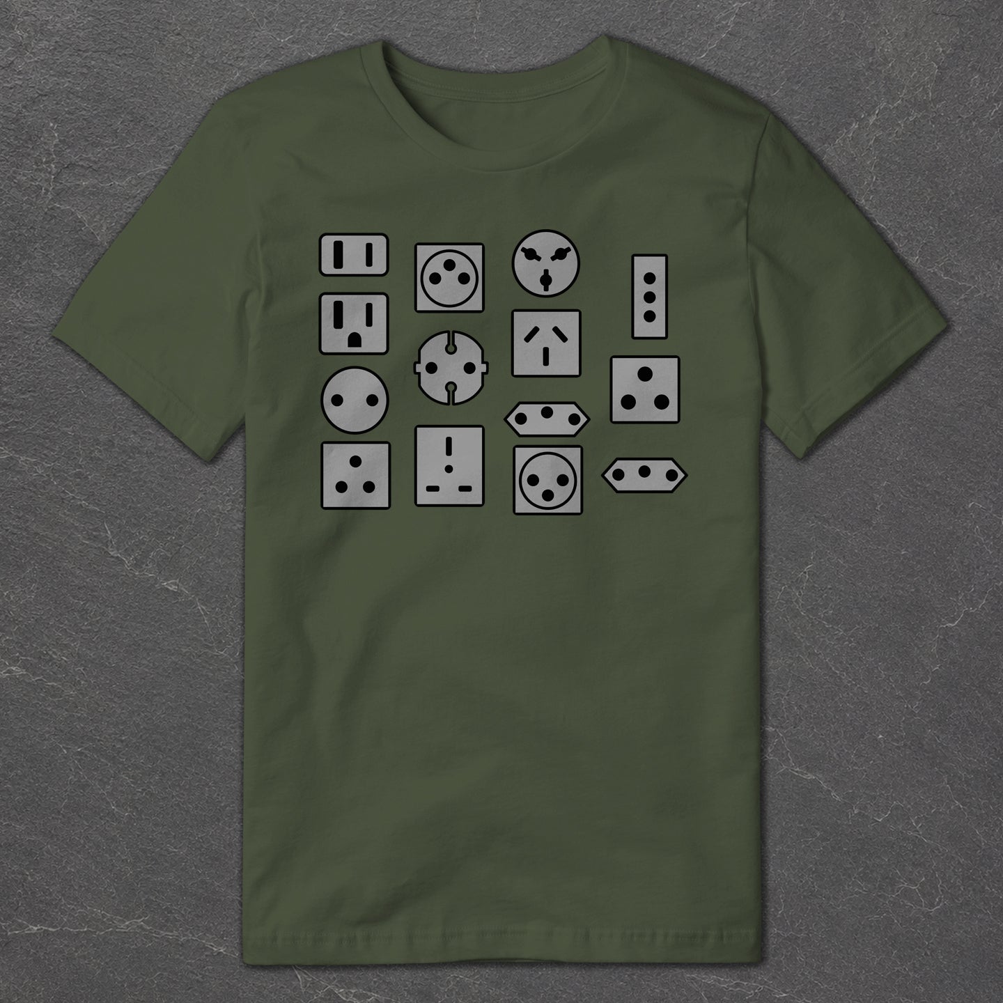 Worldwide Electrical Outlets T-Shirt