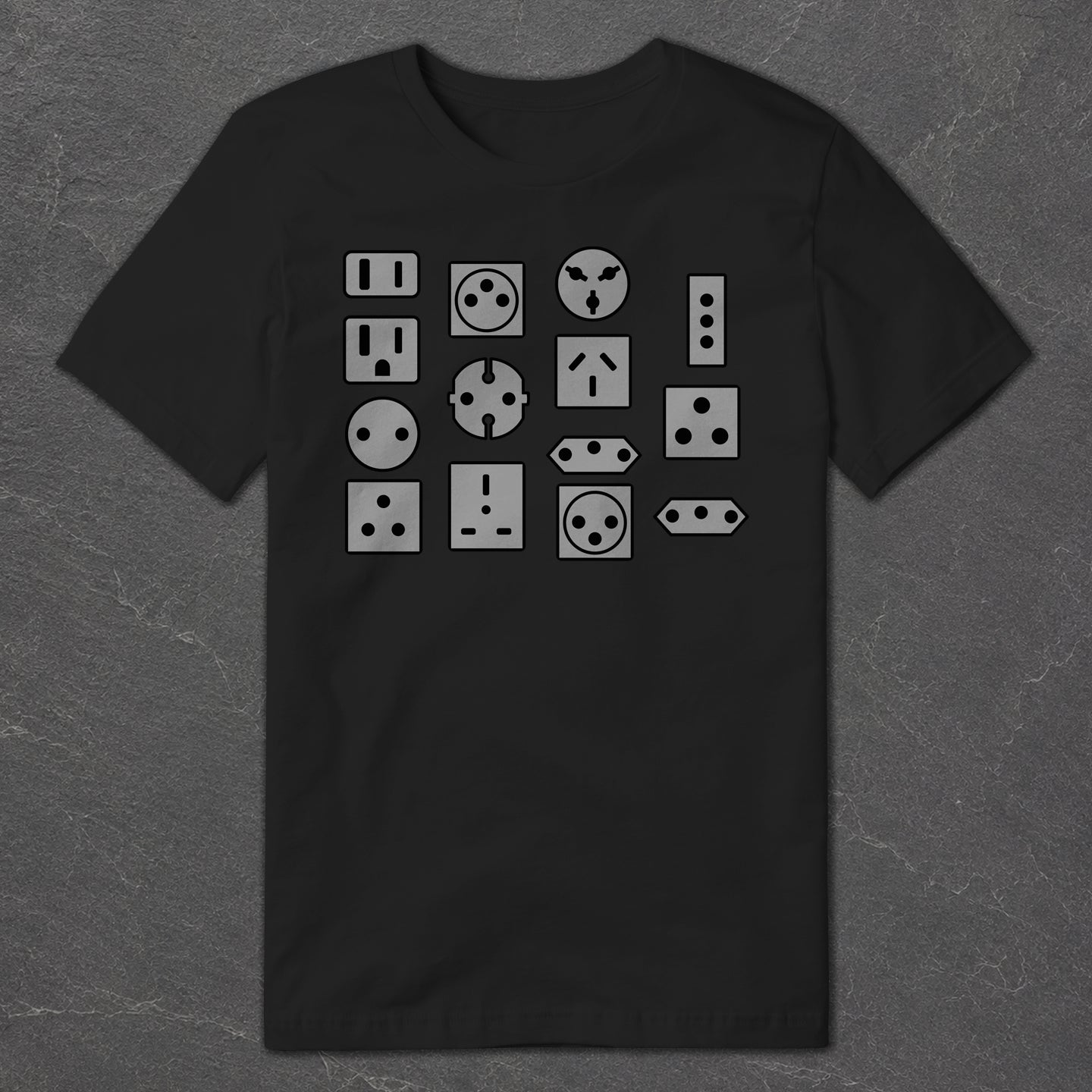 Worldwide Electrical Outlets T-Shirt
