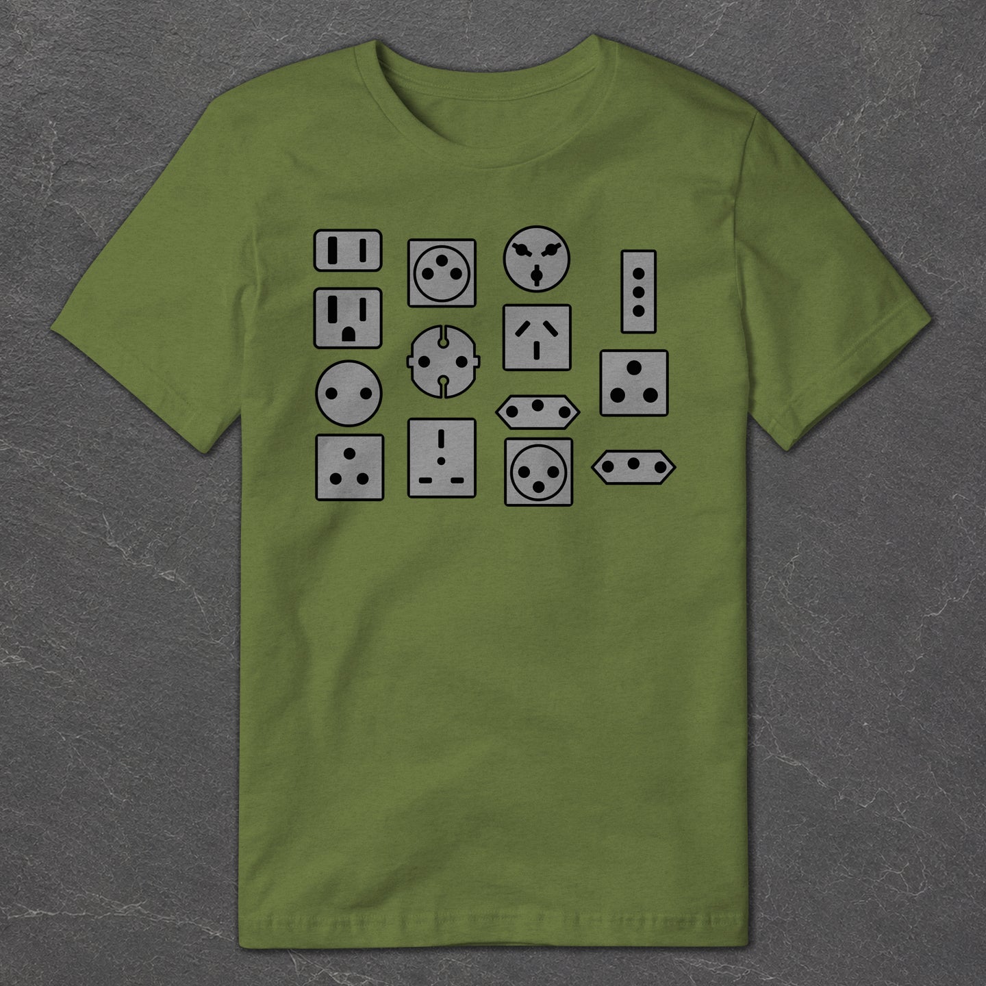 Worldwide Electrical Outlets T-Shirt