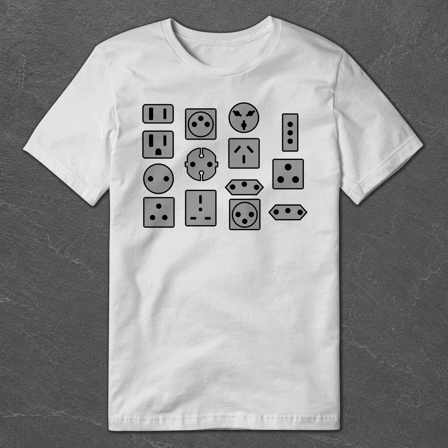 Worldwide Electrical Outlets T-Shirt
