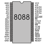 8088 Microprocessor Hoodie