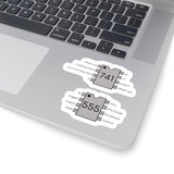 555 and 741 Kiss-Cut Stickers