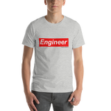 Engineering Logo in Red Unisex T-Shirt