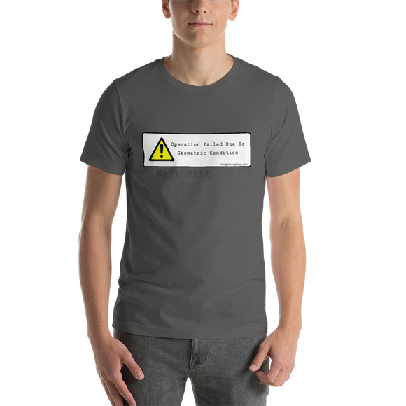 Geometric Condition Error Unisex T-Shirt