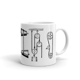 Pulleys and Belts Mug