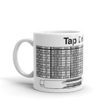 Tap Drill Chart Mug for Makers, Engineers, and Machinists